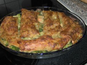 Brokkoli-Lachs-Lasagne