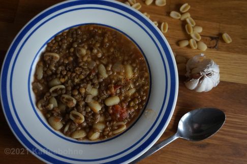 Lentil & Pasta Soup - Jamie Oliver